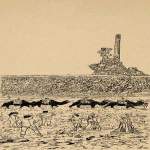 丝绸之路系列版画&mdash;&mdash;火焰山