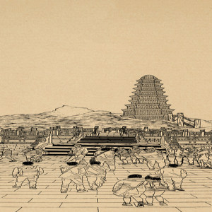 丝绸之路系列版画&mdash;&mdash;红山公园