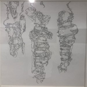 《菜市场的肉（三）&mdash;线条与光影的组合》之三